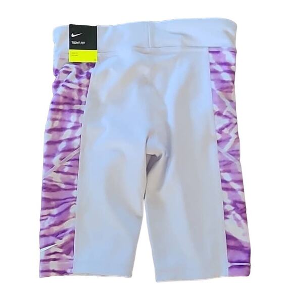 NWT Nike Girls' Trophy Dri-FIT Bike Shorts - Size Large, Purple Tie-Dye - Picture 6 of 6